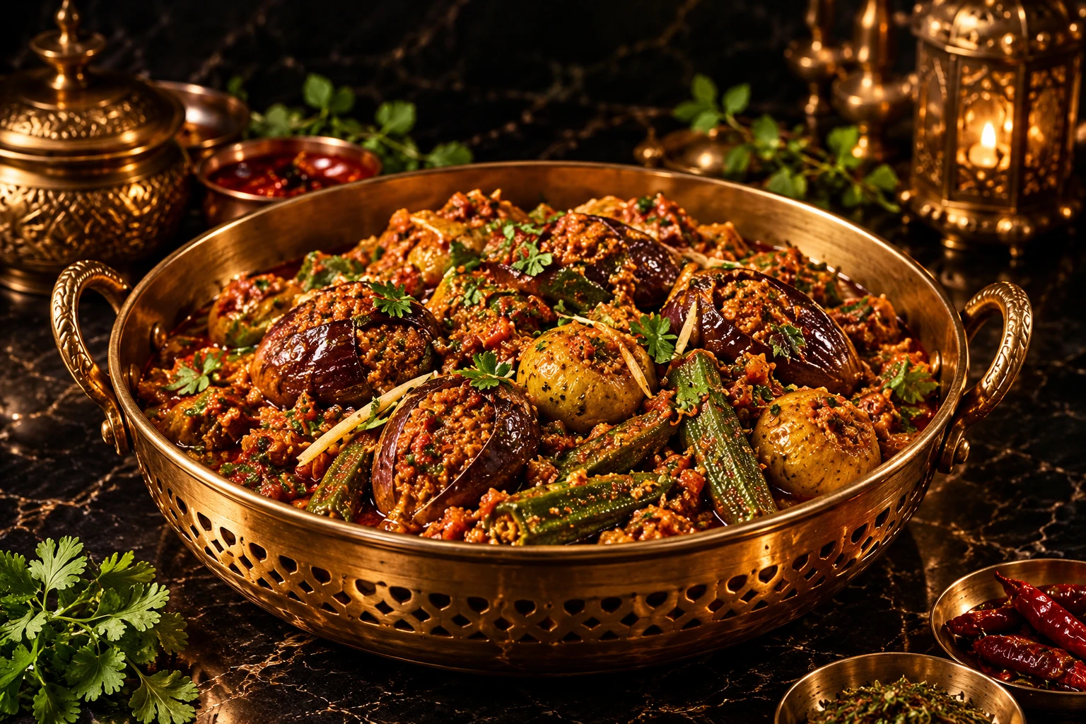 Illustration: Punjabi masala vegetables